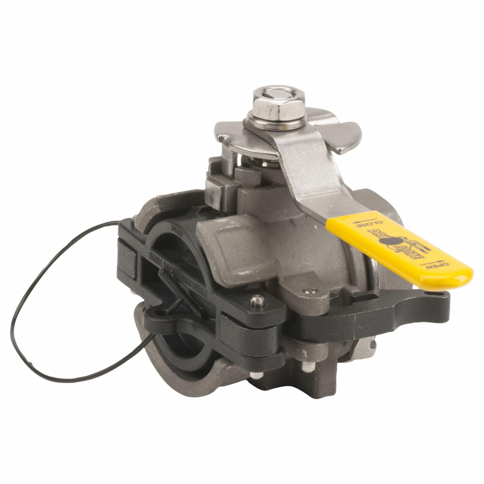 Dry Disconnect Coupling: 1 1/2 in Coupling Size, 1 1/2 in Thread Size, 5 13/32 in Overall Lg, FKM