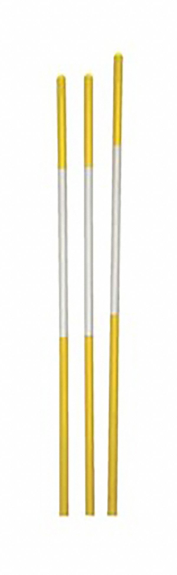 Fiberglass, 48 in Overall Ht, Property Marker 9TL27DM650 Grainger