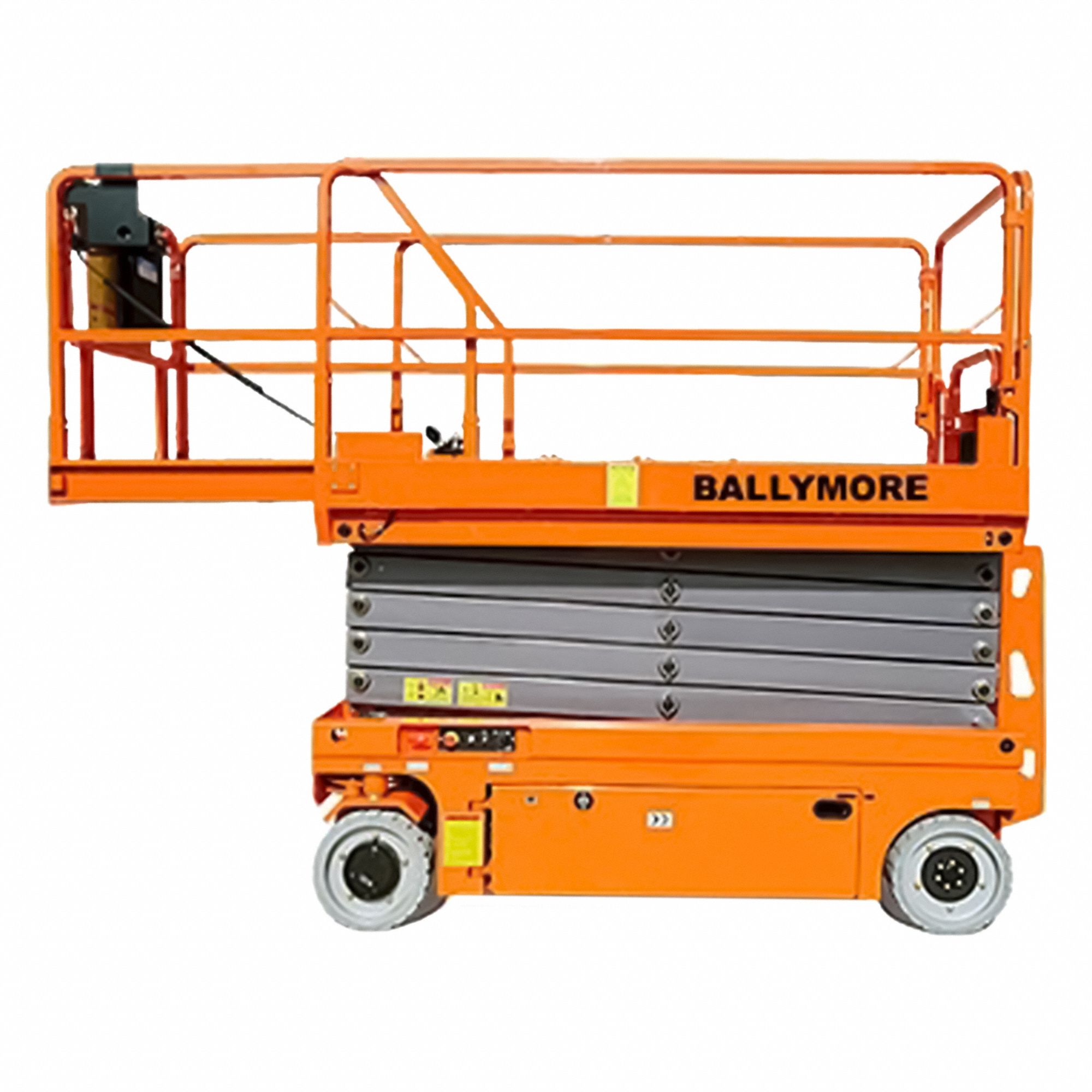 Mobile Personnel Lift: Battery, Drivable, 26 ft Elevated Platform Ht, 90 in x 45.3 in