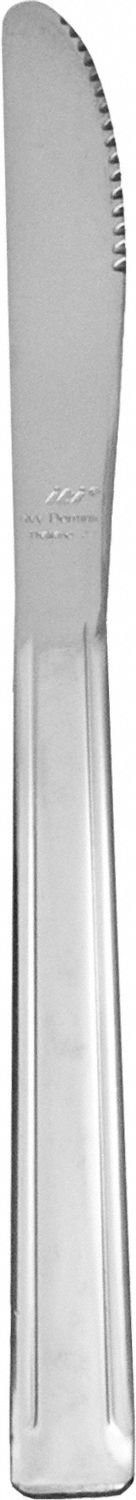 Dinner Knife: Dominion, 18/0, Stainless Steel, 8 1/2 in Overall Lg, Silver