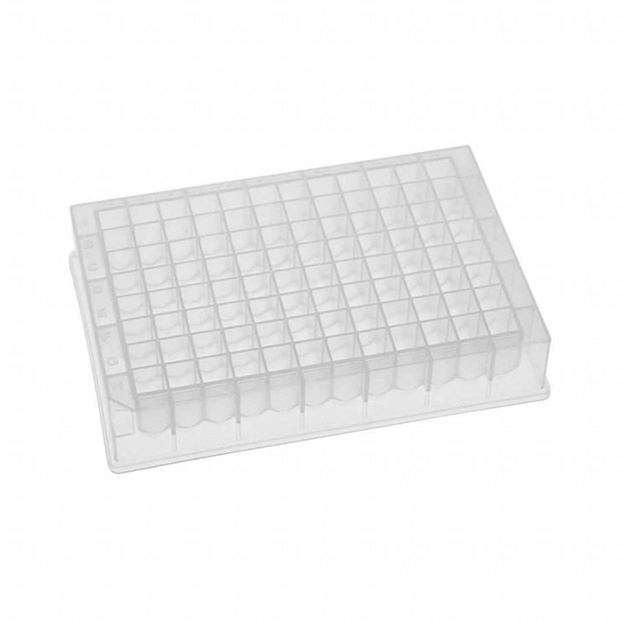 MTC BIO Well Plate: Sterile, 96 Wells, 1.2 mL, 8.3 mm Dia, RNase/DNase Free, Square, Polystyrene (MPN DP12VS-9-NS-IW). Key specifications — Brand: MTC BIO; Body Color: Colorless; RNase/DNase Free: Yes; Well Shape: Square; Material: Polystyrene.