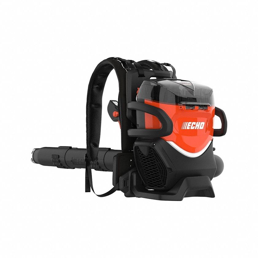 Battery-Powered Backpack Leaf Blower Kit: Cordless, 850 cfm Max Air Flow, 220 mph Max Air Speed
