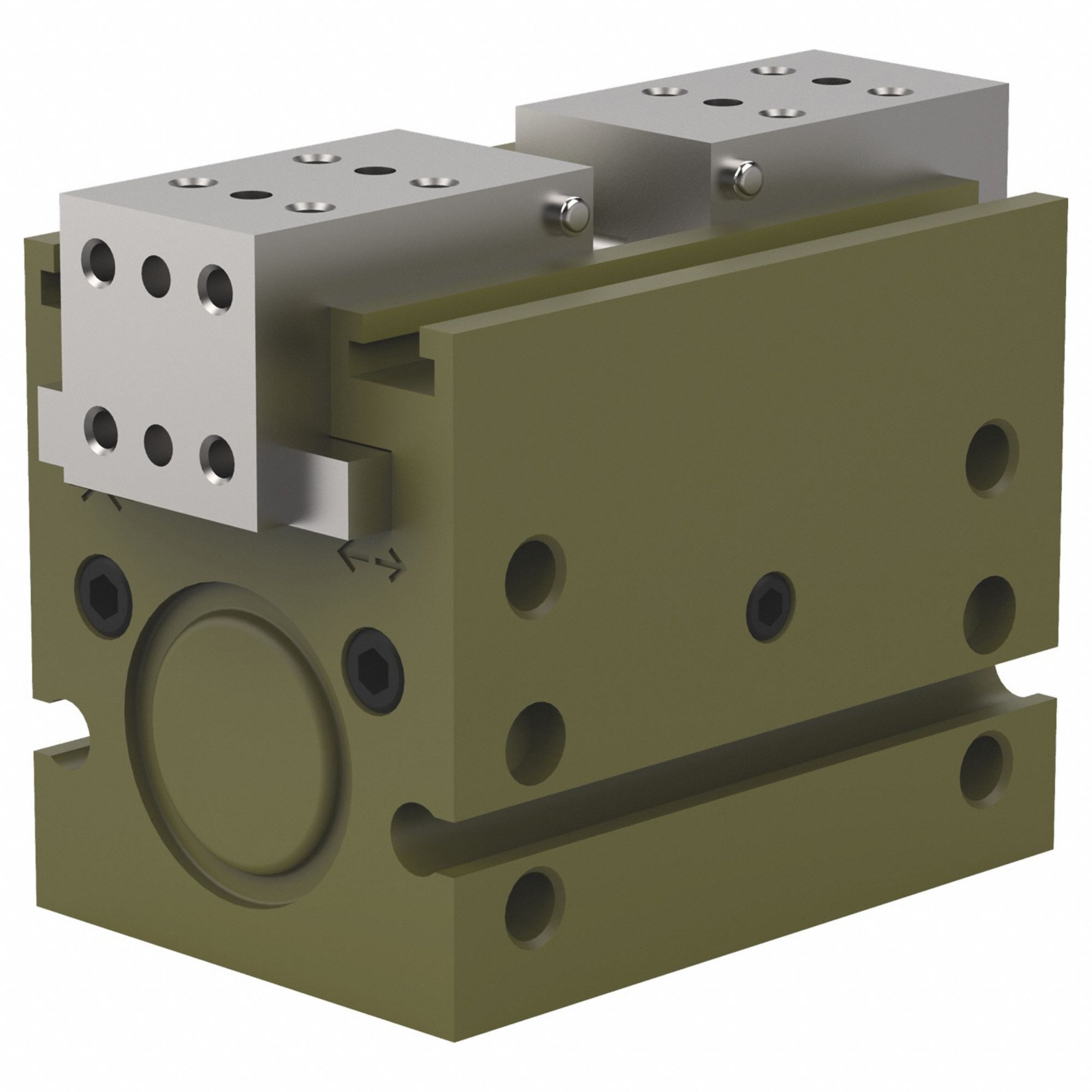 Parallel Gripper: 6.4 mm Stroke Lg, 40 psi to 100 psi, 100 psi Max Op Pressure, 34.9 mm Overall Lg