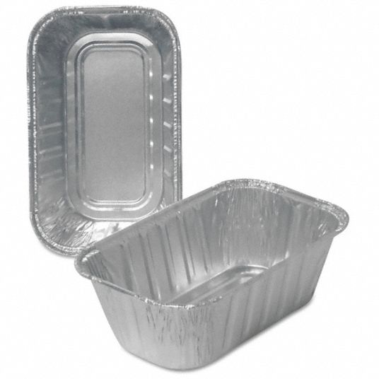 Aluminum, 15 oz Capacity, Disposable CarryOut Food Container 799LW5