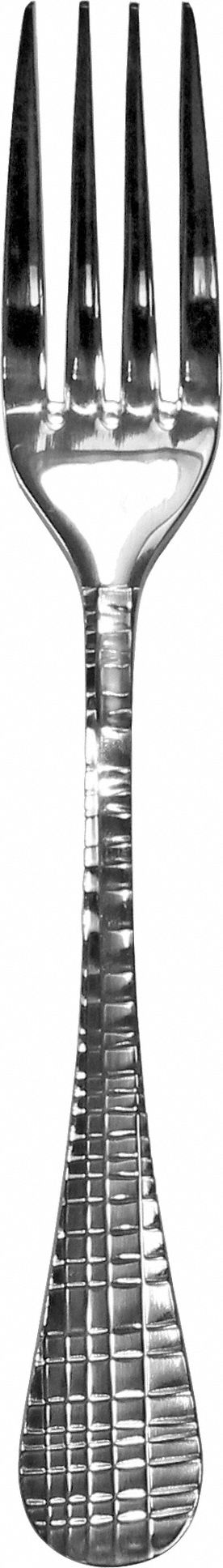 Dinner Fork: Dresden, 18/8, Stainless Steel, 7 1/2 in Overall Lg, Silver