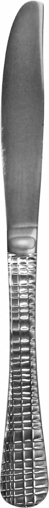 Dinner Knife: Dresden, 18/8, Stainless Steel, 9 in Overall Lg, Silver