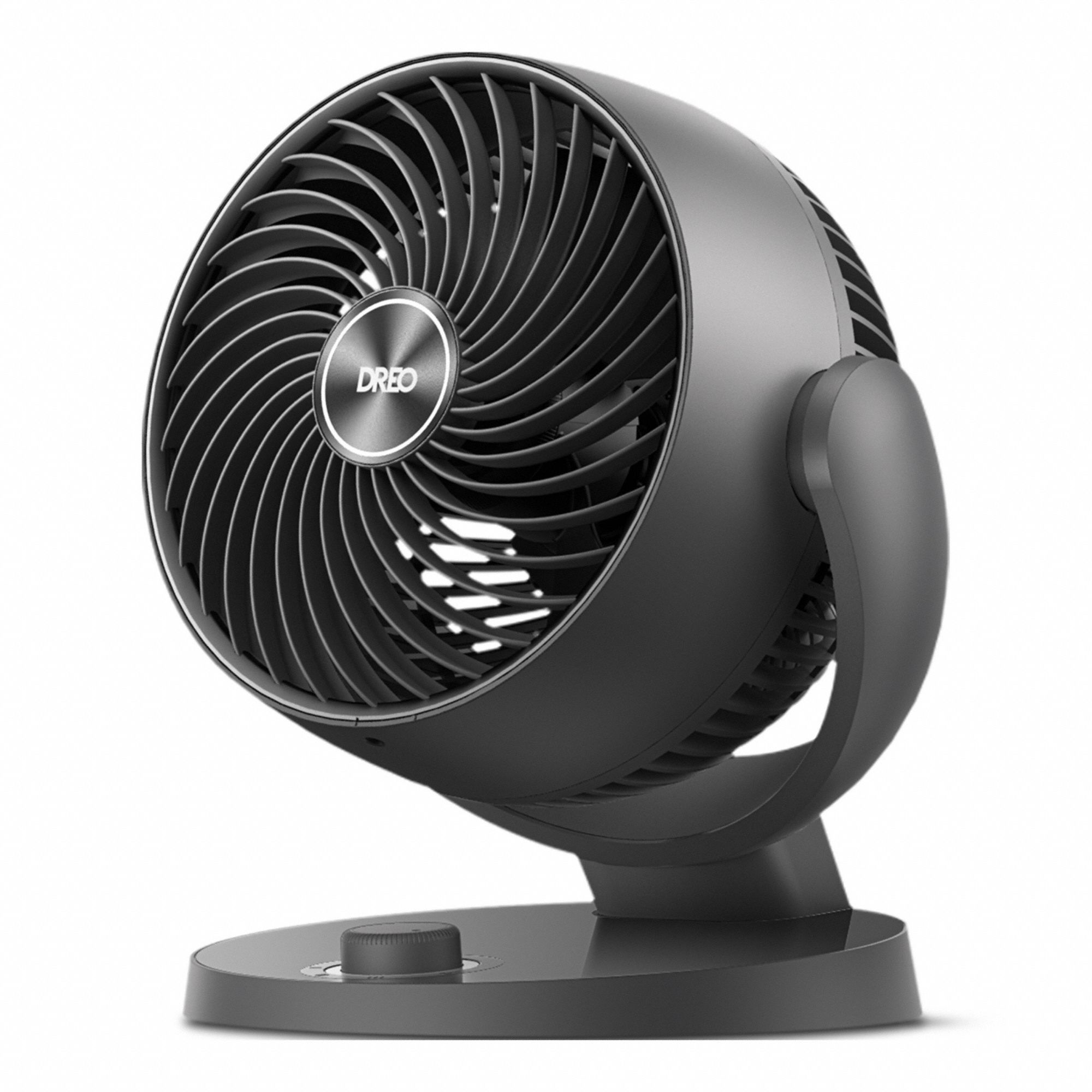 Circulating Fan: 7 in Blade Dia, Non-Oscillating, 853 cfm Airflow, 3 Speeds, Stationary, Open