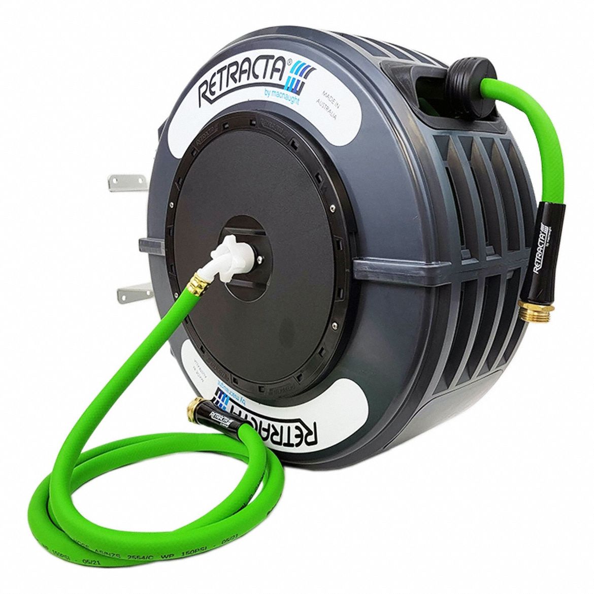 Garden Hose Reel 6 1/2 ft Gray Farm