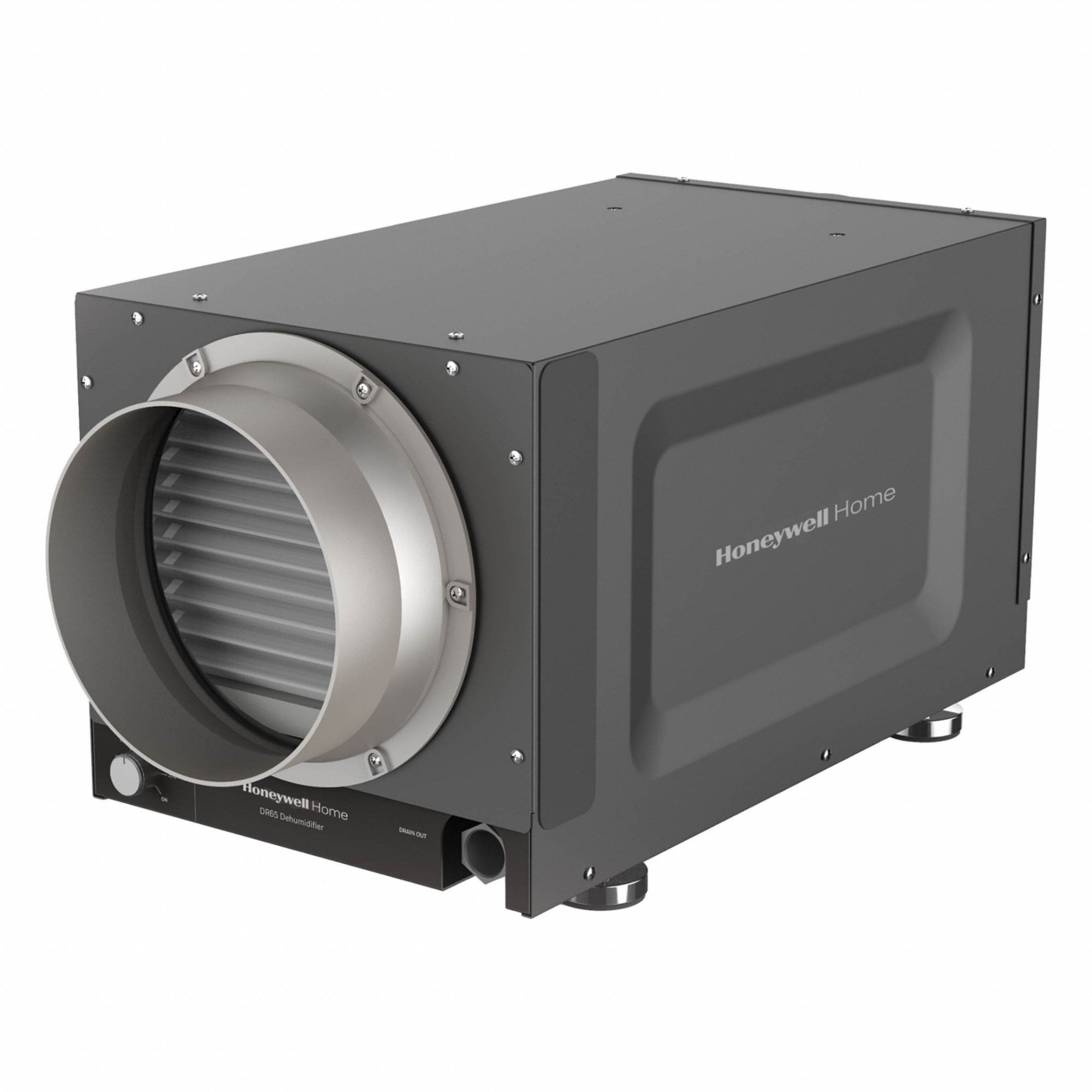 Ducted Dehumidifier: 65 pt Per Day, 160 cfm Air Flow @ 0.0 in wg, For 8 in Duct Dia