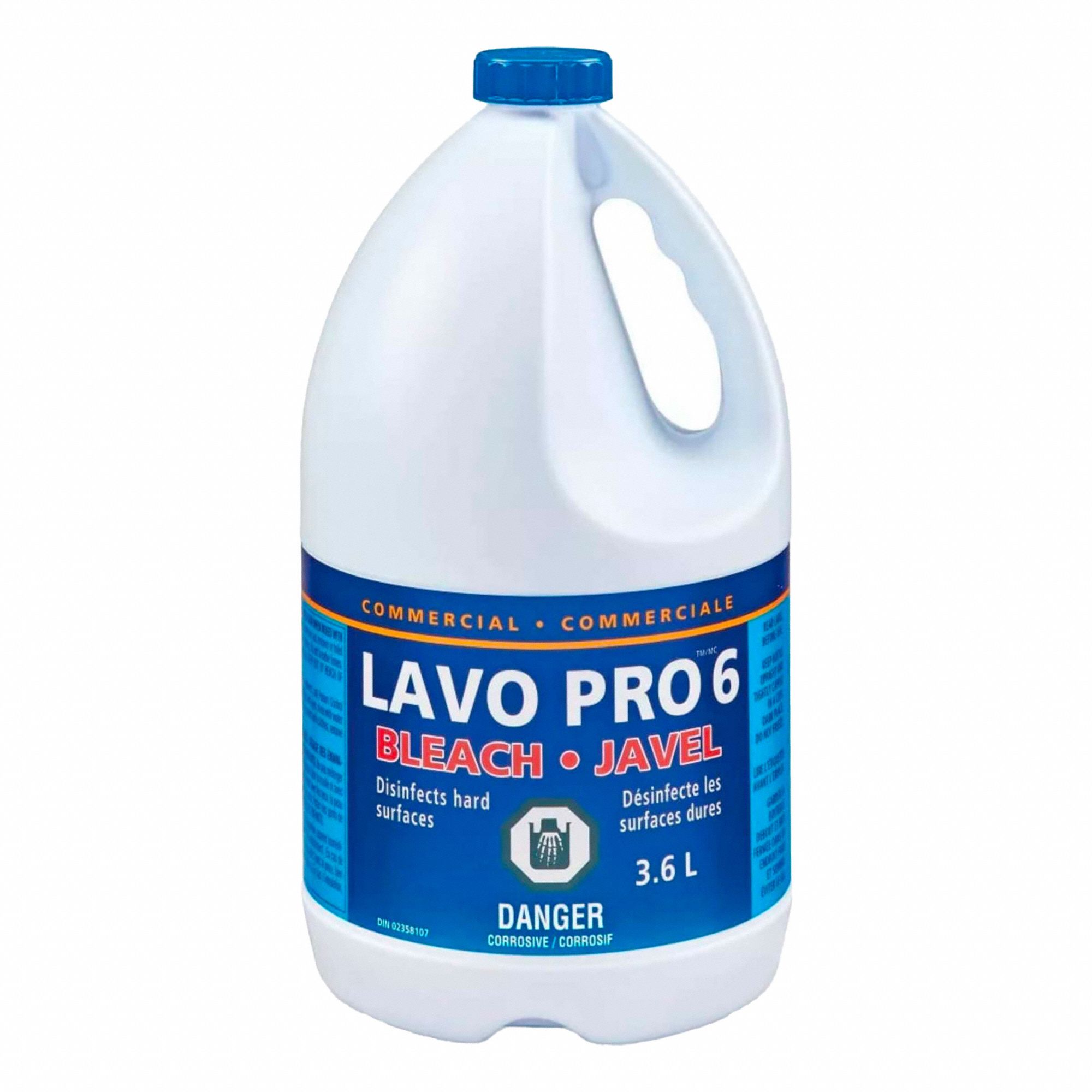 BLEACH,3.6 L SZ,PLASTIC BOTTLE,CHLORINE