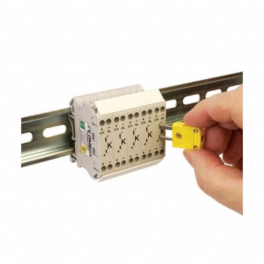 OMEGA, Thermocouple Terminal Block, 16 AWG For Max Wire Size ...