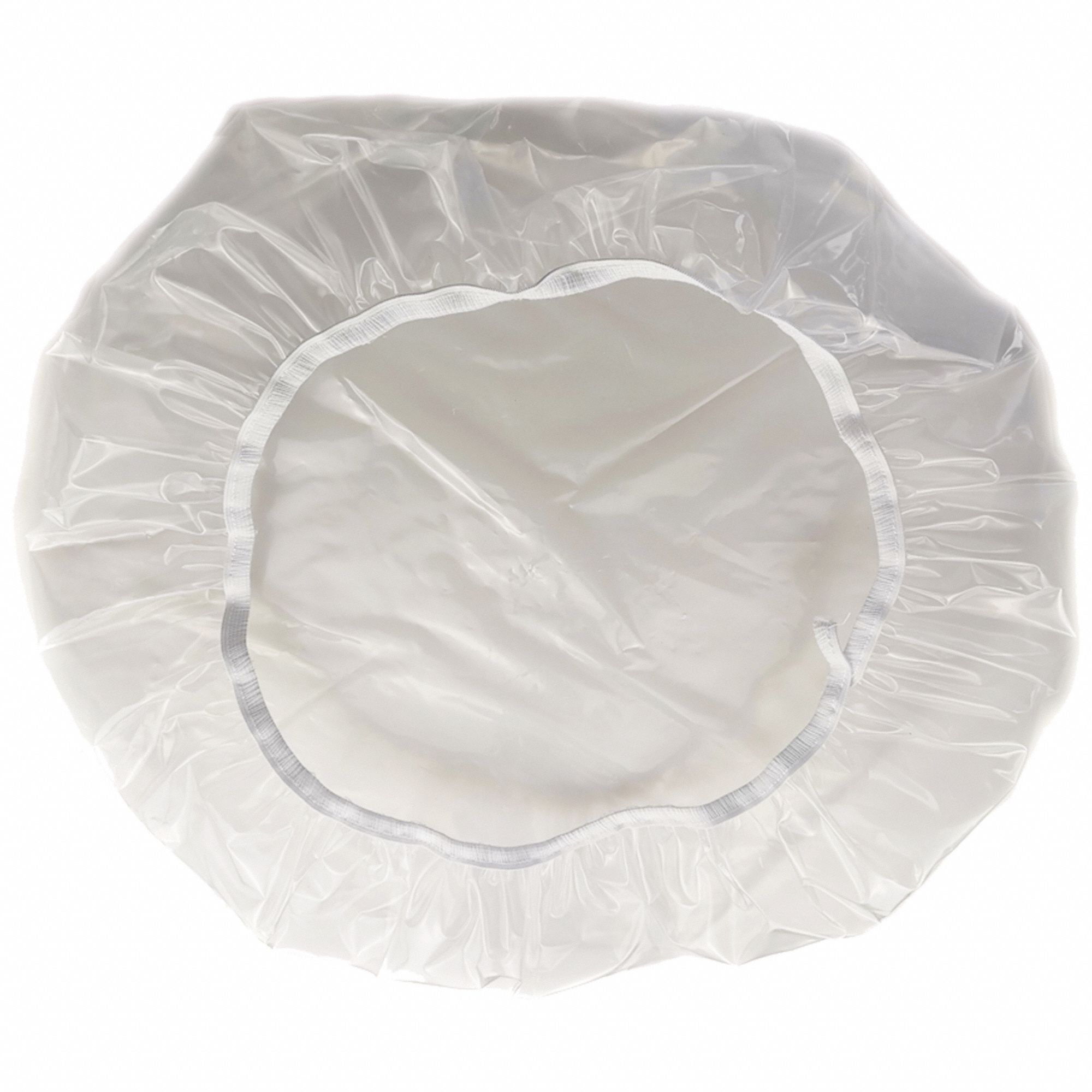 DRUM COVER, FOR 55 GAL DRUM CAPACITY, POLYETHYLENE, CLEAR, 100 PK