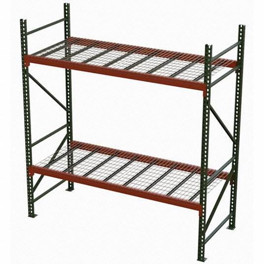 HUSKY RACK & WIRE, 102 in x 36 in x 8 ft, 16 ga Beams HUSKY RACK & WIRE, 102 in x 36 in x 8 ft, 16 ga Beams