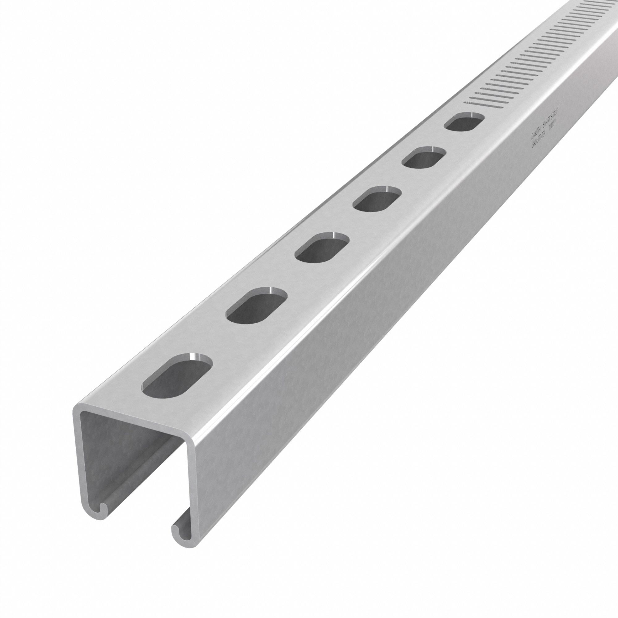 Steel, PreGalvanized Zinc, Strut Channel 809NN8DSSS1581254PG/10