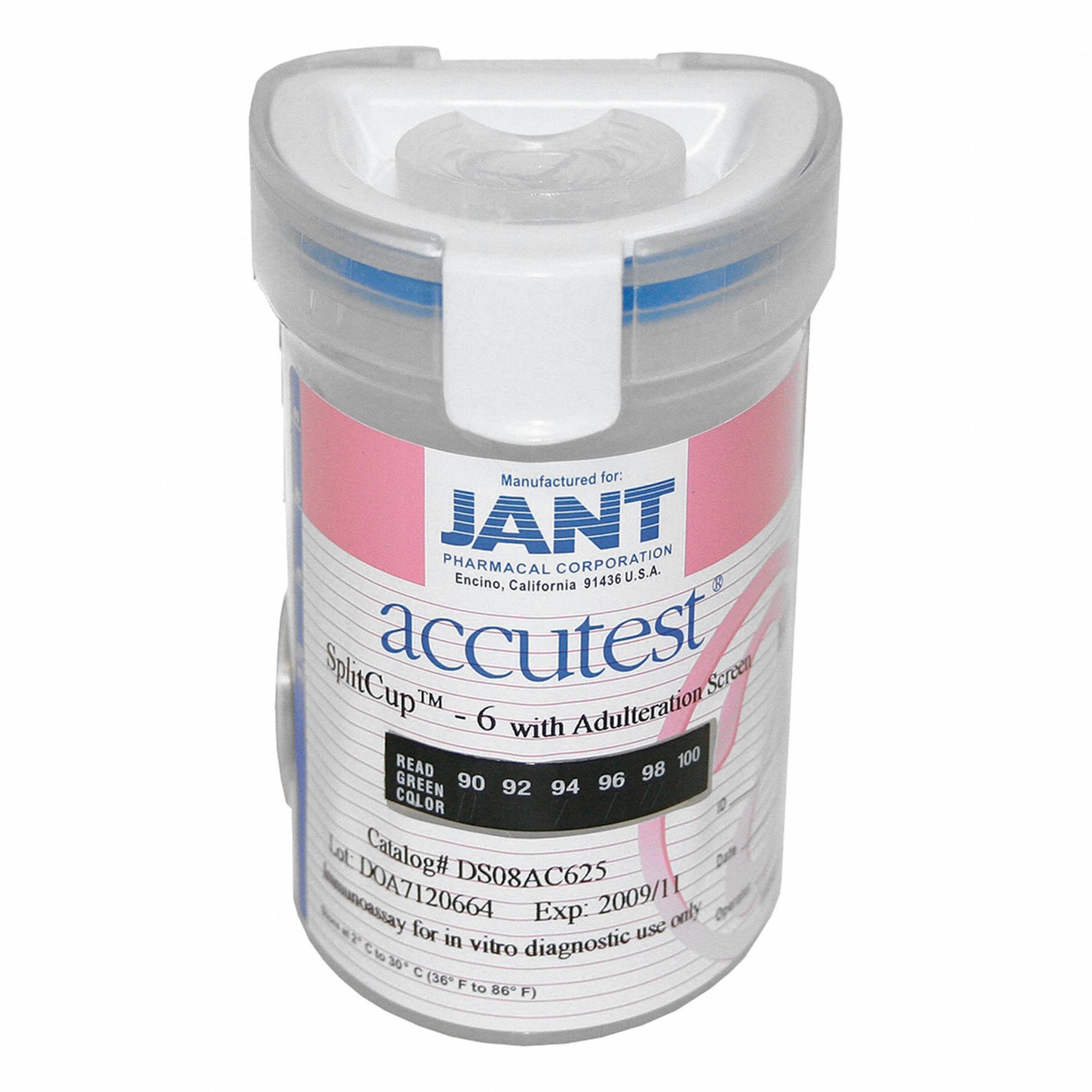 Drug Test Cup: 25 Tests, AMP/COC/MET/OPI/Oxidants/PCP/Specific Gravity/THC Plus pH, Cup