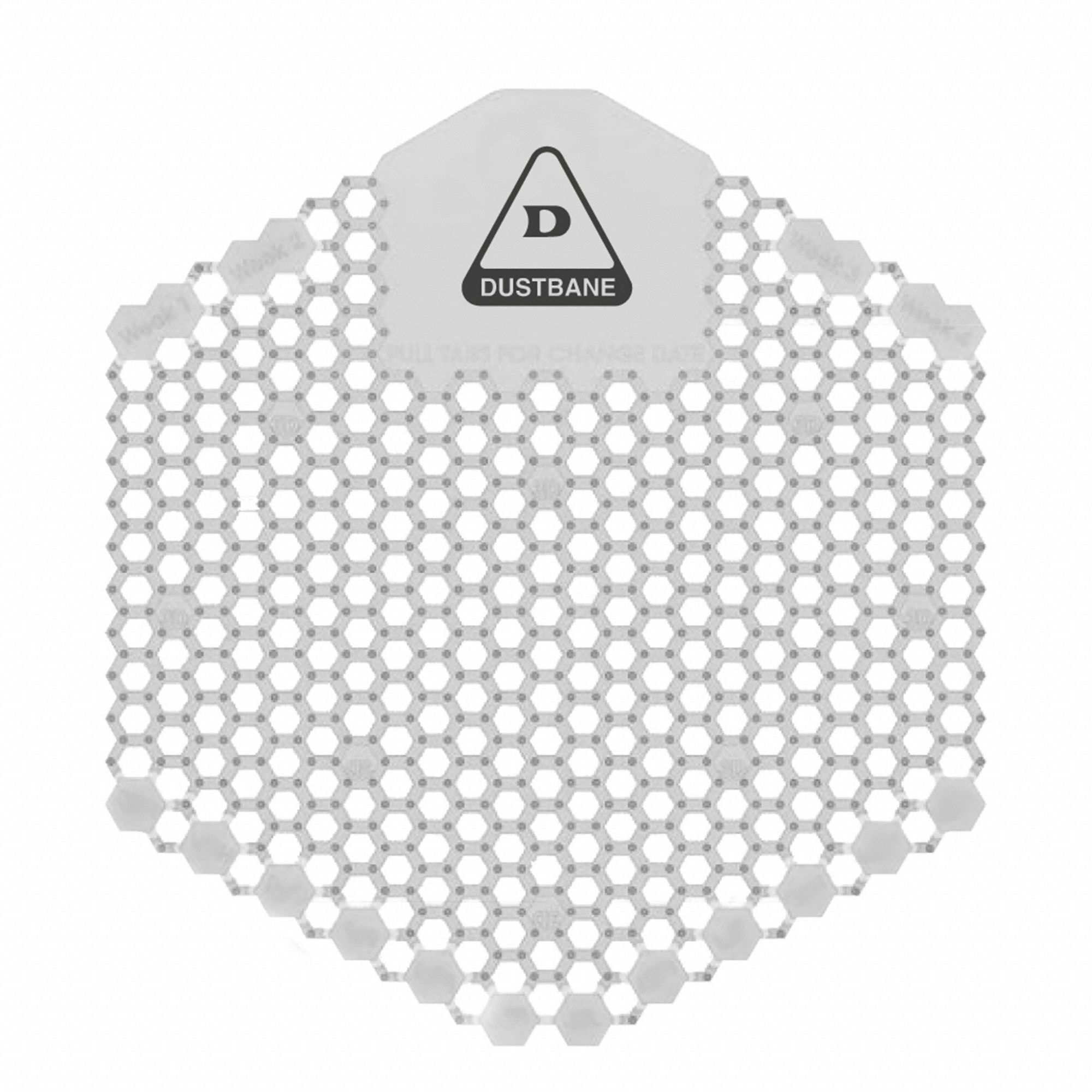 URINAL SCREEN, HEXAGON-SHAPED, ANTI-SPLASH, NON-PARA, UNSCENTED, 30+ DAYS, WHT