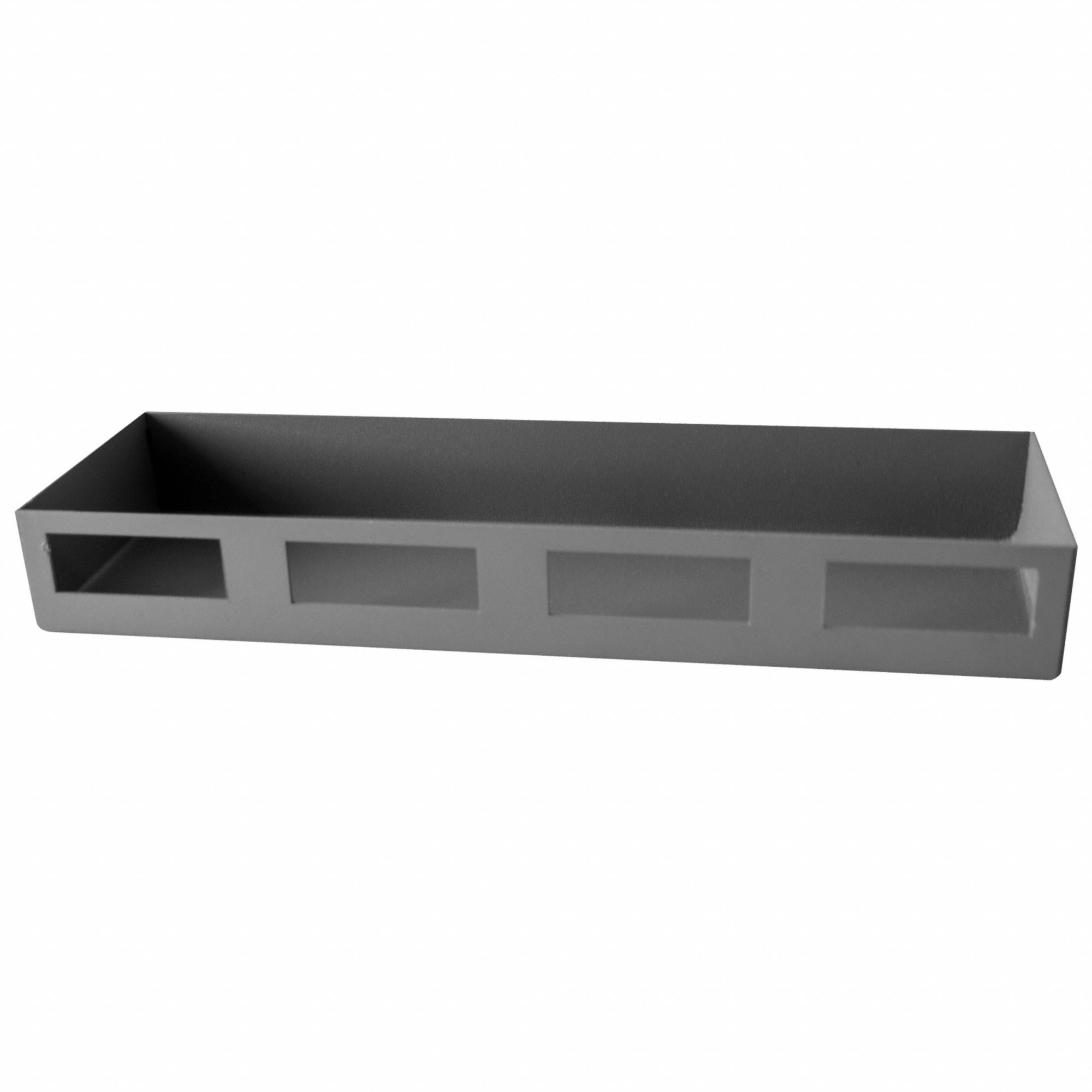 ADDITIONAL DOOR SHELF, 12 IN X 4 IN X 2 IN, 3501-BDLP-58-1S-4RDR-95/DC-BDLP-132-95, GREY