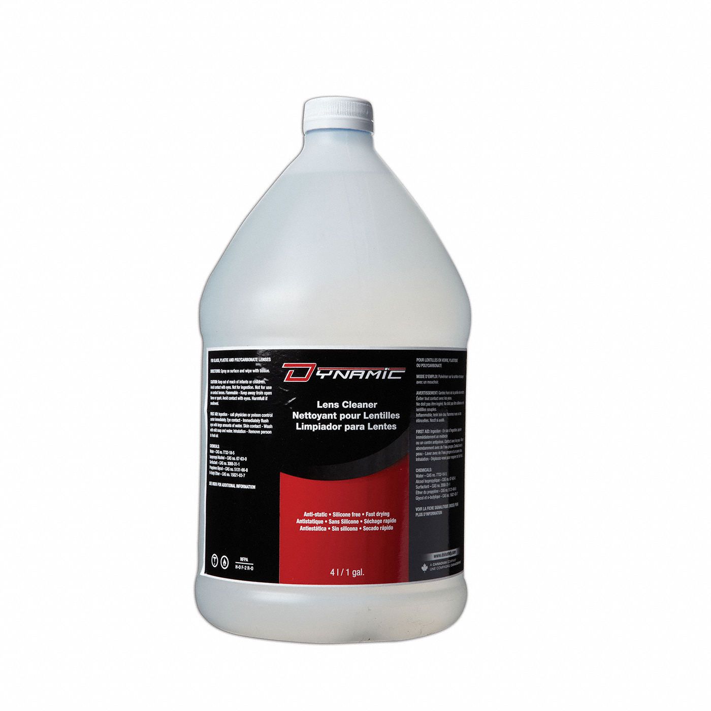 DYNAMIC LENS CLEANING SOLUTION, ANTI-FOG, ALCOHOL-FREE, 135 OZ - 5579 ...