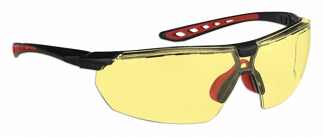 LUNETTES SEC DEMI-MONTURE UNISEXE, TRADITIONNELLES, CSA/ANSI, VR AMBRES A/ UNE MONTURE RGE/NR, PC