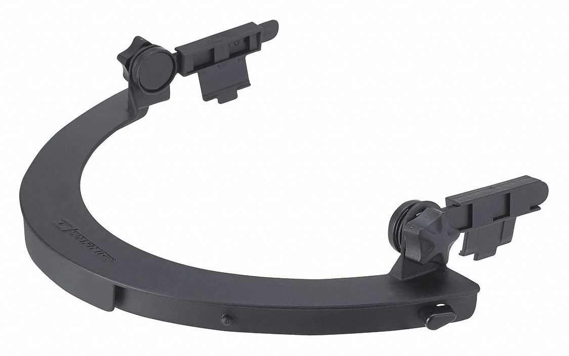 FACESHIELD BRACKET, BLACK, PLASTIC