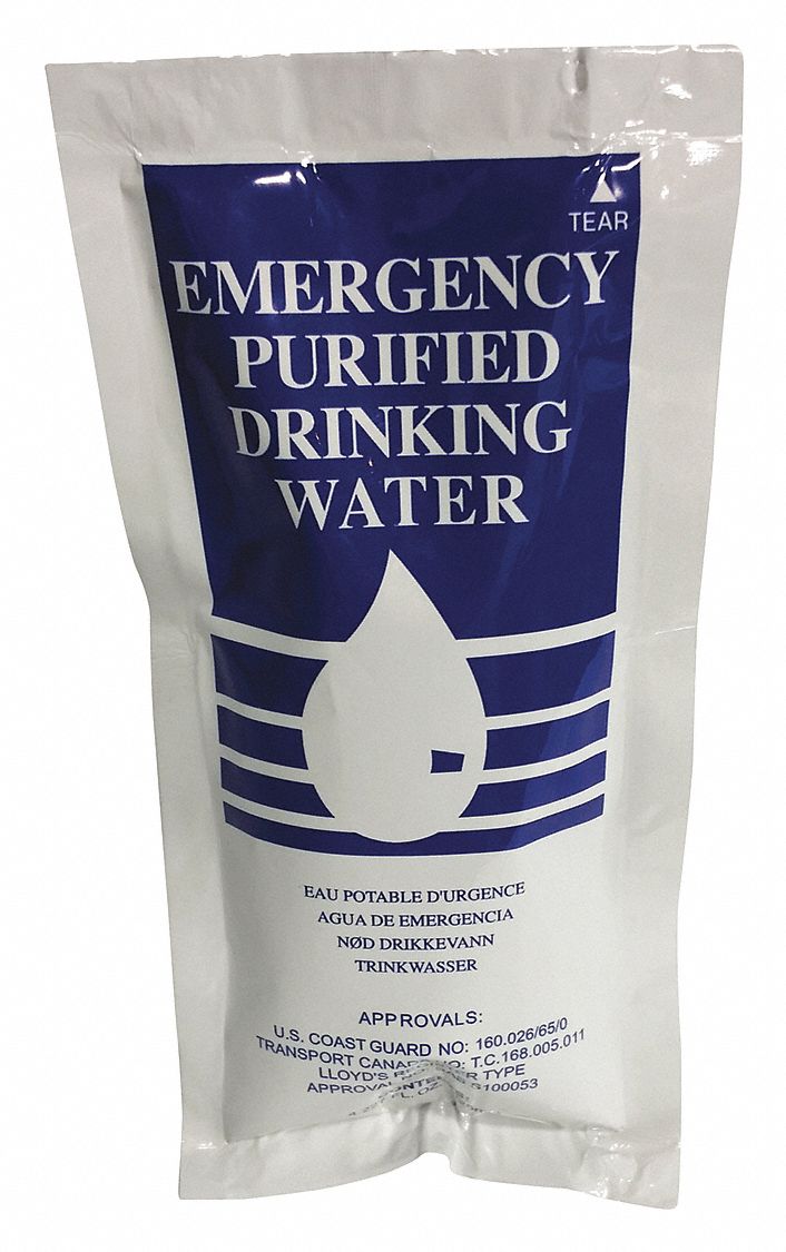 POUCH WATER 4OZ