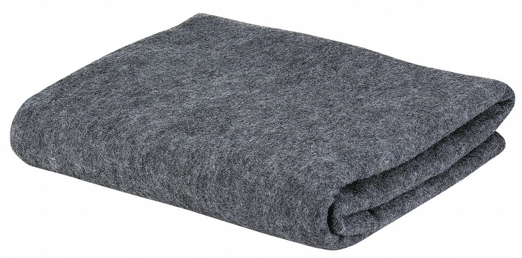 BLANKET,GRAY,NON-WOVEN POLYESTER,80"X60"