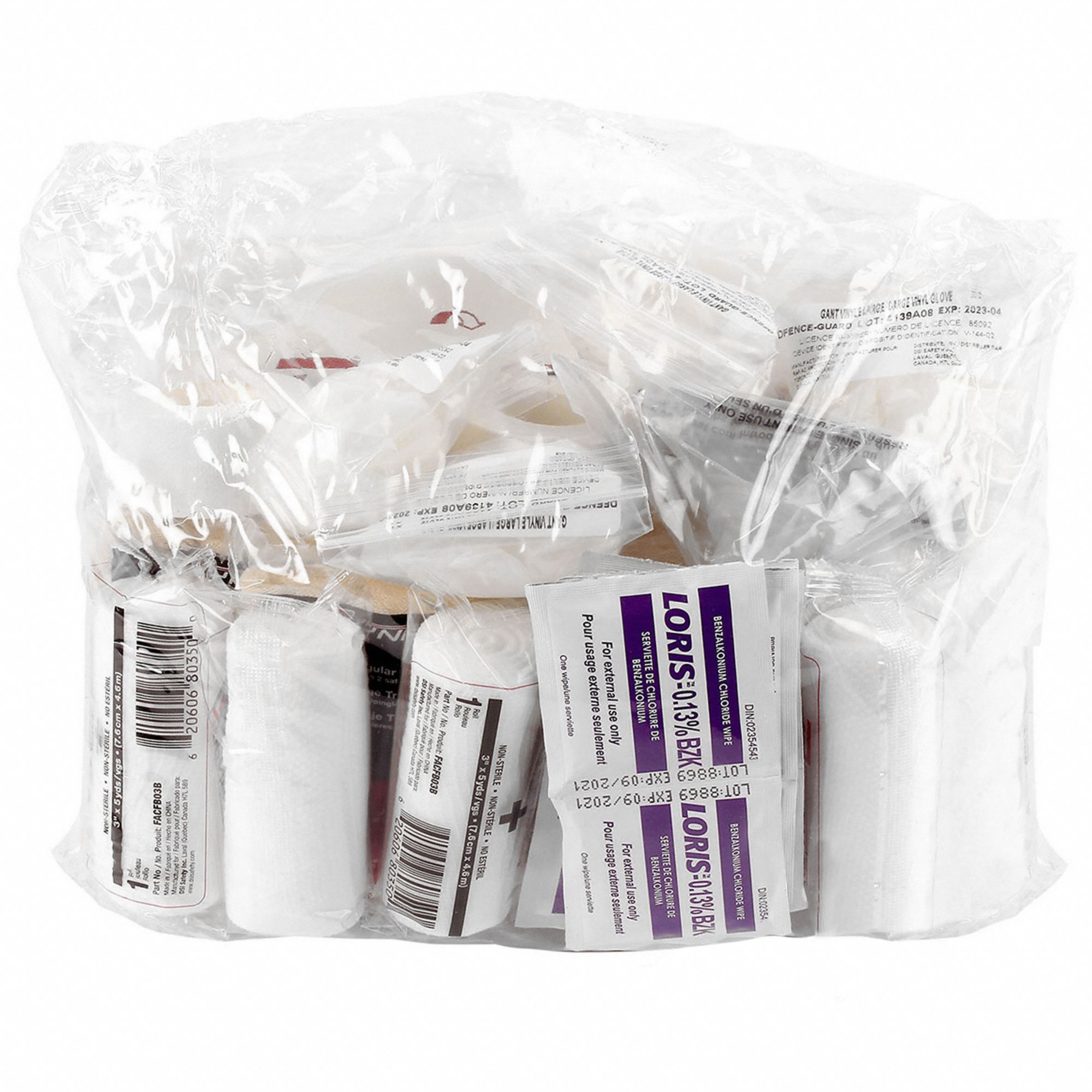 FIRST AID KIT,REFILL TYPE,WORKPLACE