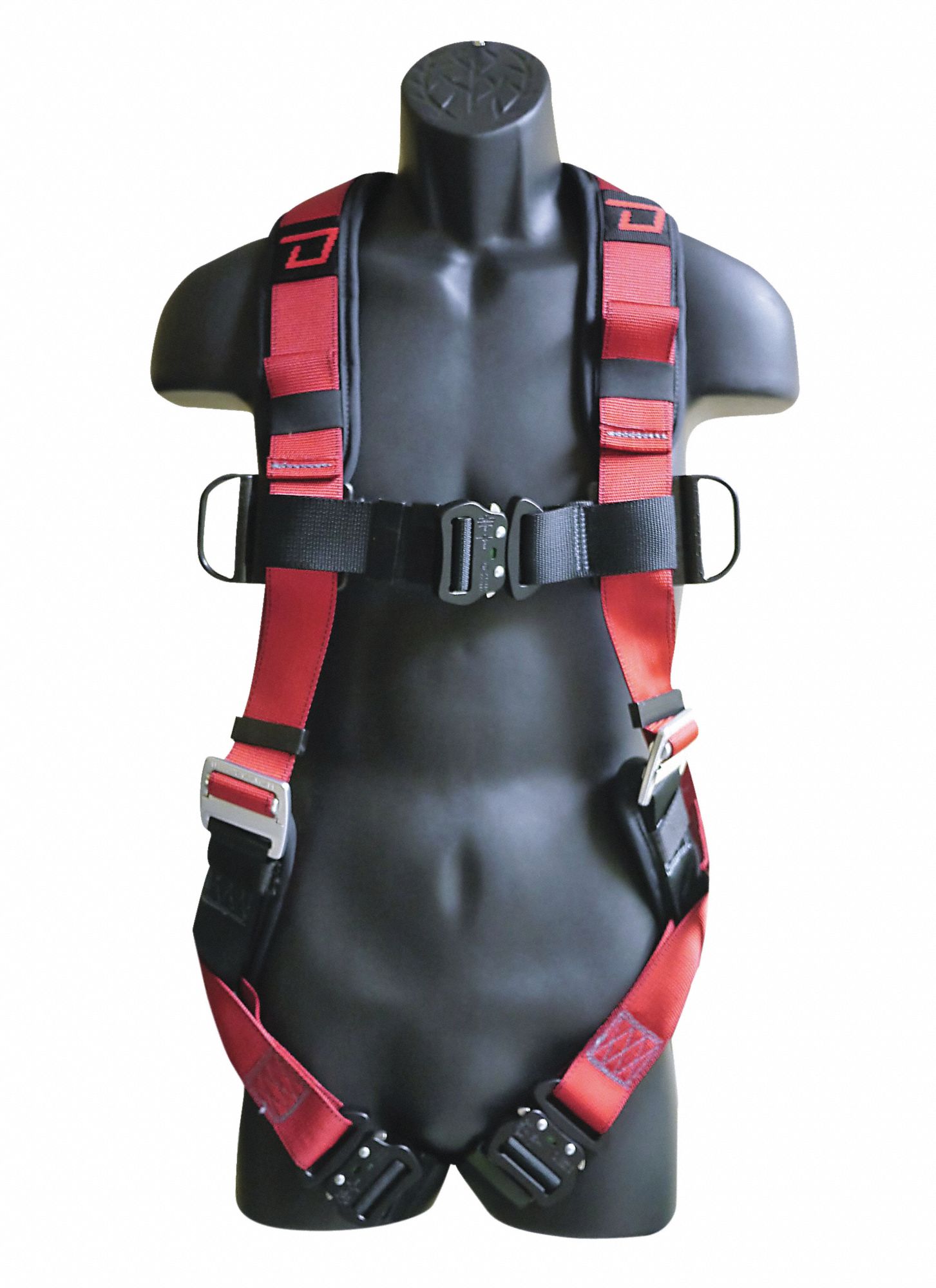 HARNESS, FALL ARREST, BAYONET, 400 LB, SZ XL, ALUMINUM W POLYESTER WEBBING