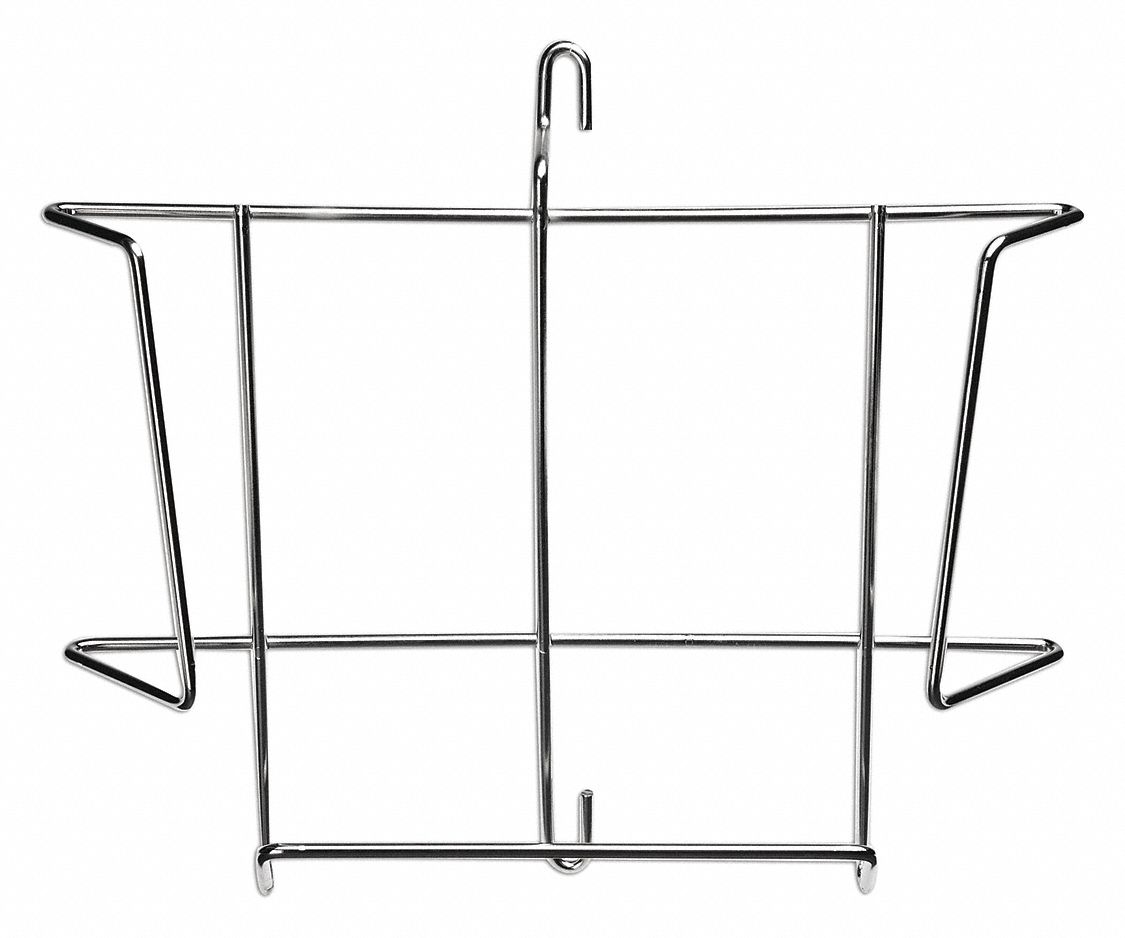 SUPPORT FIL CASQUE SÉCURITÉ, POUR MURS, GRIS