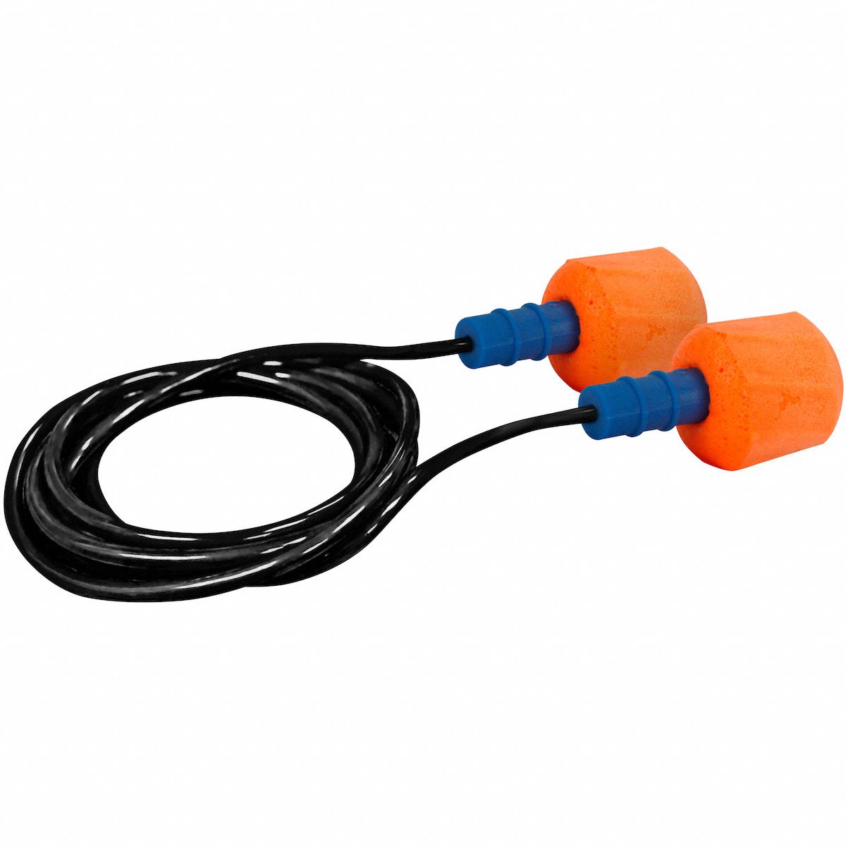 BOUCHONS D'OREILLE, JETABLES, ORNG, MOUSSE PU/PVC, MOYEN, CAPSULE, 30 DB, FILAIRES, À ENFONCER, 50 PR