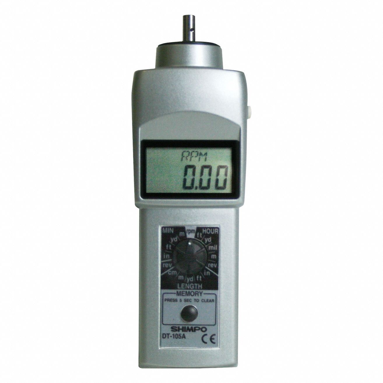 TACHOMETER, +/-0.006 RPM ACC, LCD