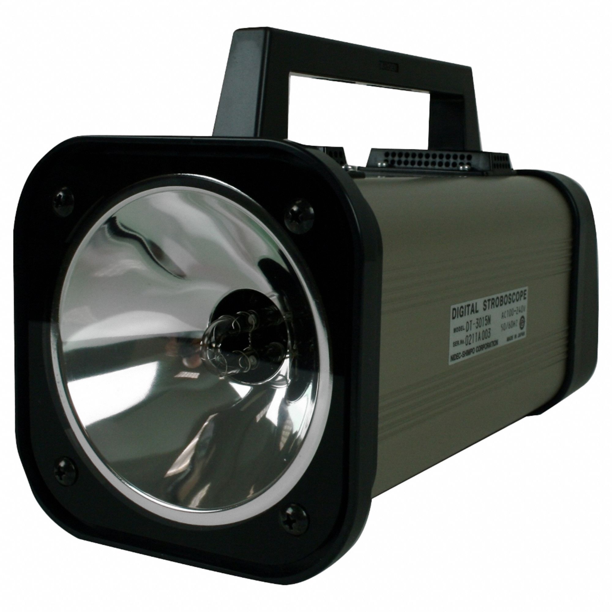 Xenon Light Stroboscope: LED, 35, 000 fpm, 30 fpm, 20 usec Max Flash Duration, Battery