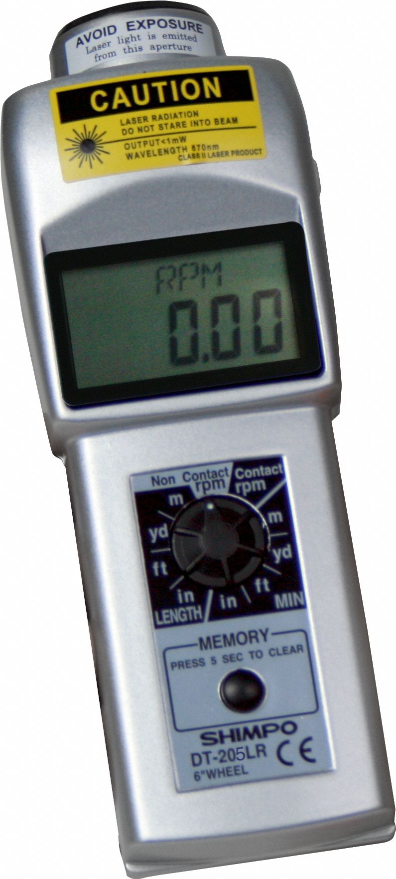 TACHOMETER, +/-0.006 RPM ACC, LCD