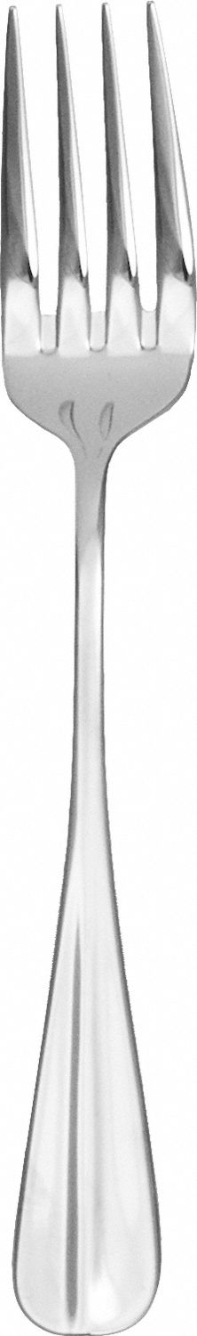 Dinner Fork: Dunmore, 18/8, Stainless Steel, 7 1/4 in Overall Lg, Silver