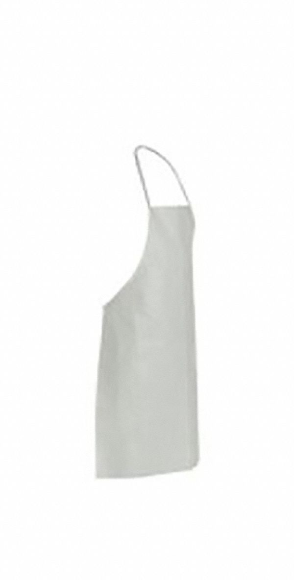 CHEMICAL RESISTANT APRON,WHITE