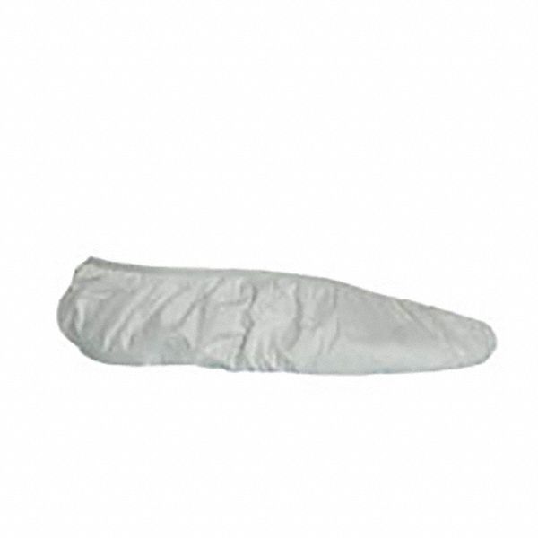 TY450S WH SHOE COVER, WHITE, UNIVERSAL, FLASH SPUN HIGH DENSITY POLYETHYLENE, TYVEK 400