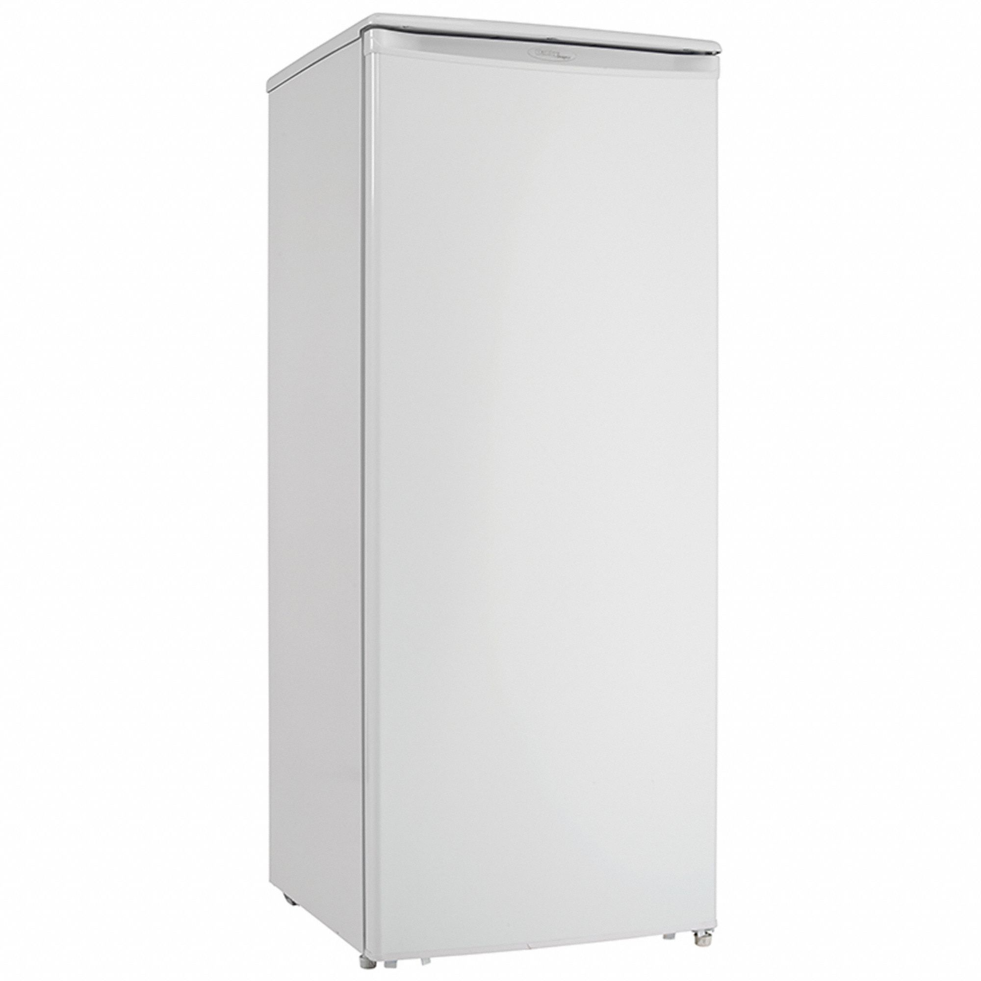 Upright Freezer: White, 10.1 cu ft Capacity, Energy Star Compliant, Over 9.9 cu ft