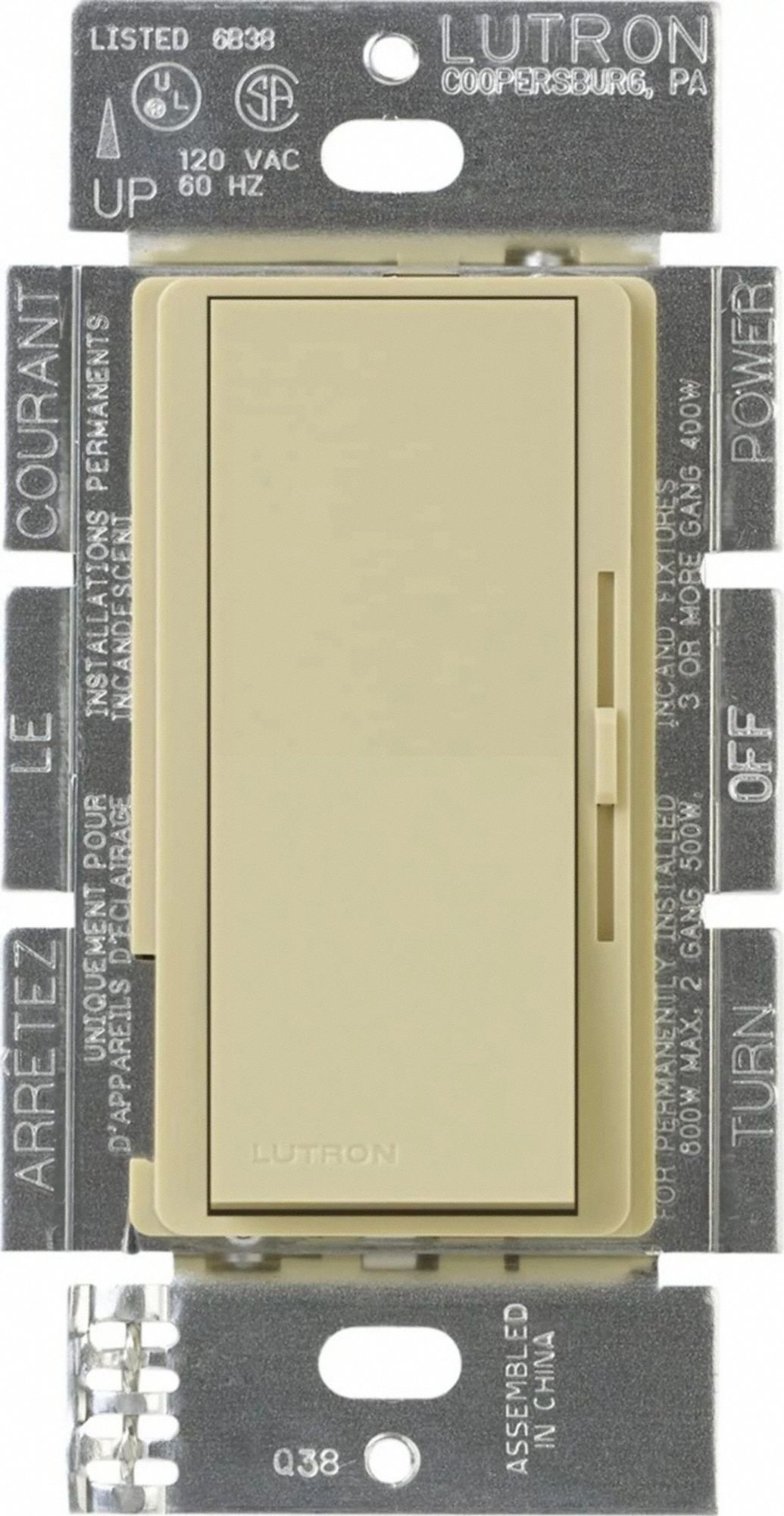 Lighting Dimmer Slide 3-Way Decora