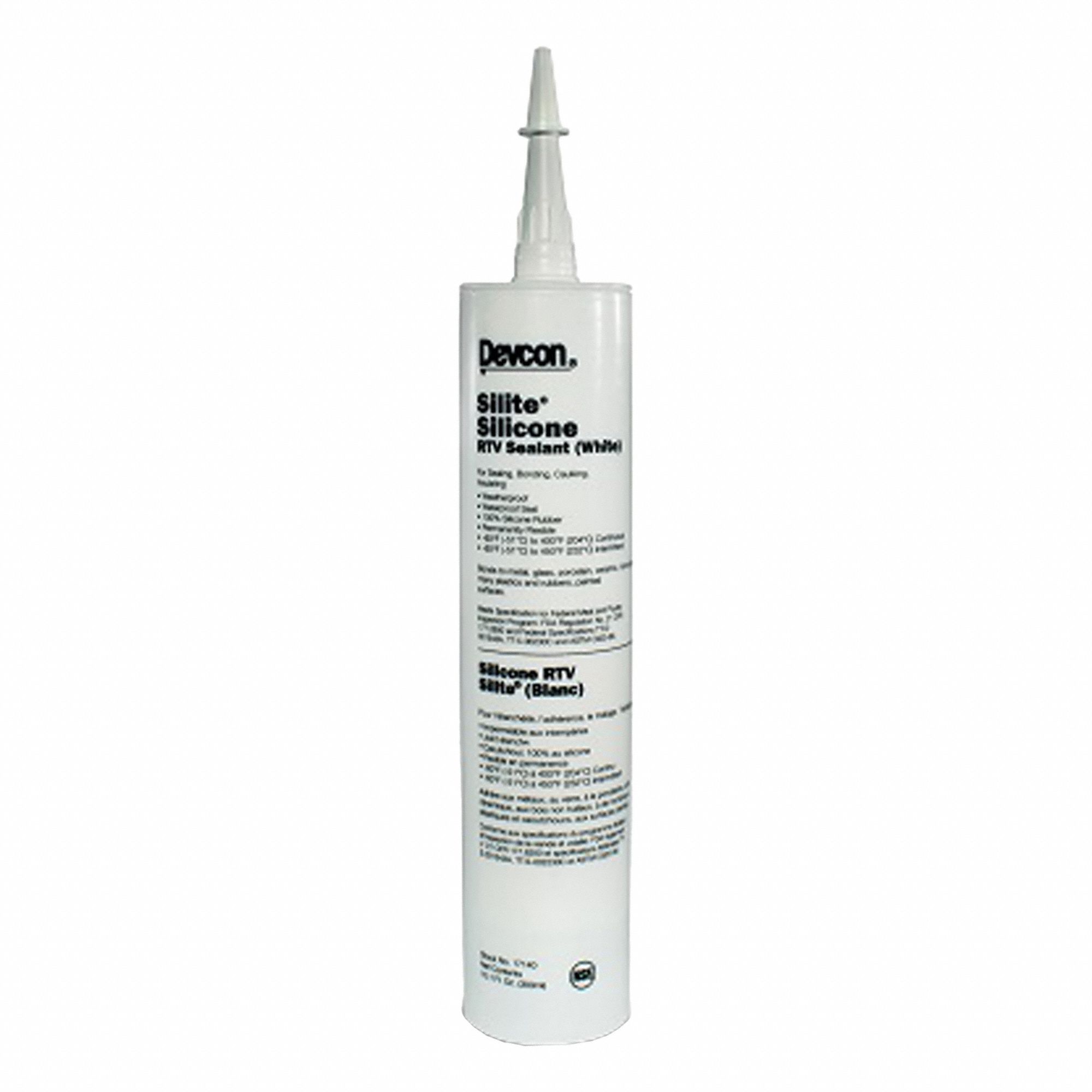 SILITE SEALANT/ADHESIVE, WHITE, 10.3 OZ, -60 °  F TO 450 °  F
