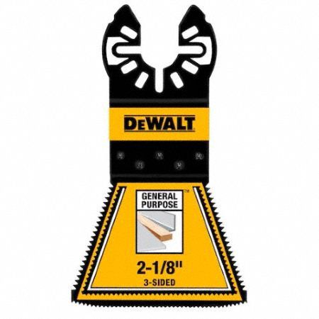 DEWALT Oscillating Tool Blade: 2 1/8 in Blade Wd, 5 1/2 in Overall Lg, Plunge Cutting, DEWALT®, 3 PK (MPN DWA4283-3). Key specifications — attr1097473: Wood; attr1097476: DEWALT; attr1097456: Plunge Cutting.