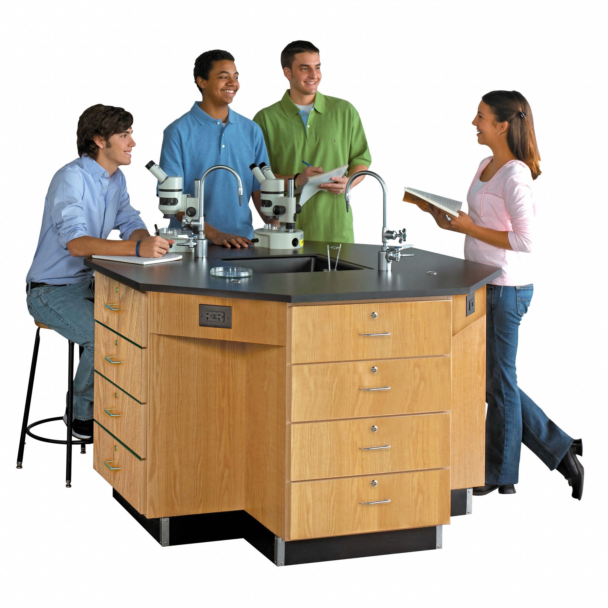 Octagon Workstation Drawers,