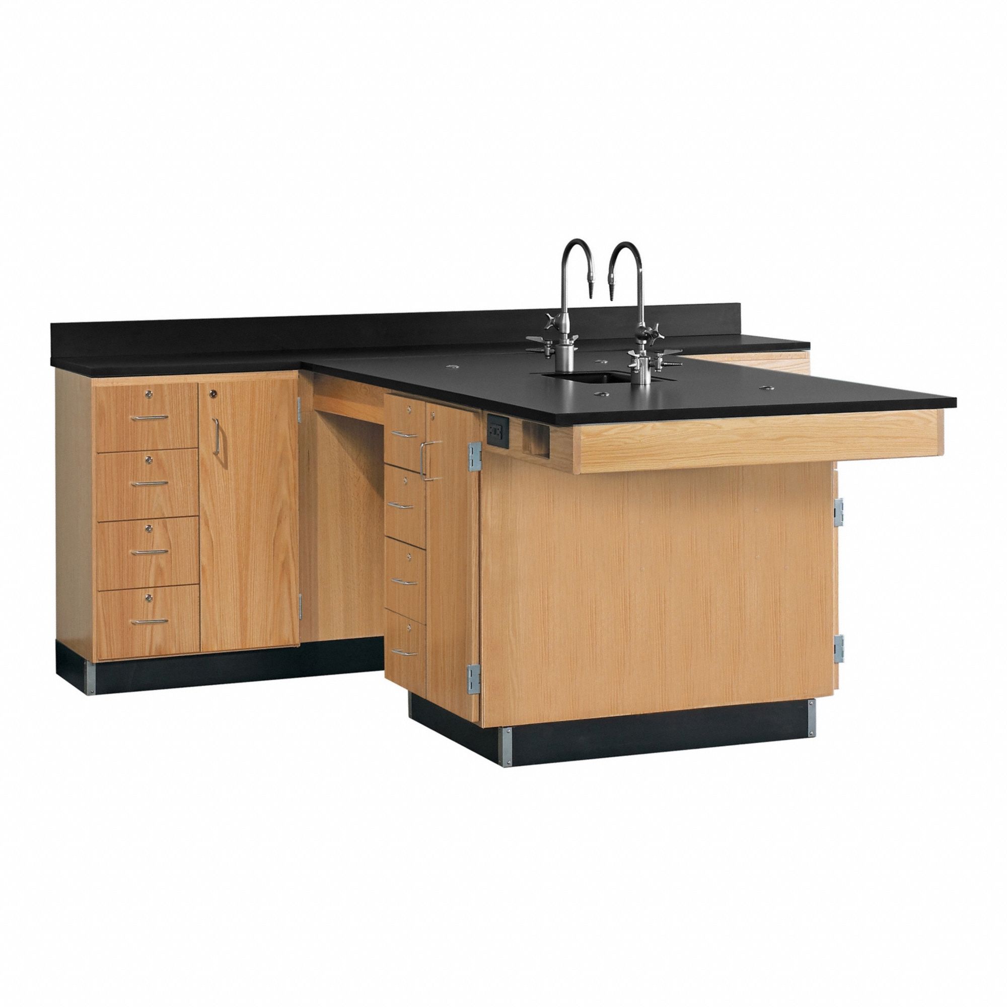 Perimeter Workstation, 36 in Overall L.