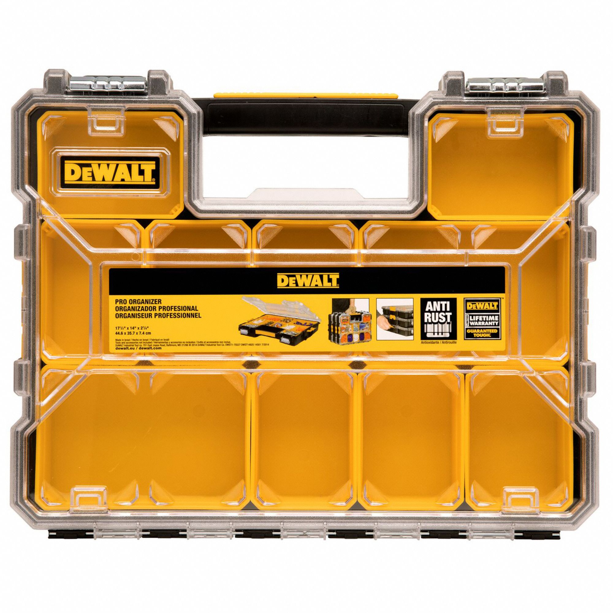 DEWALT 2 7 8 in Overall Wd 17 1 2 in Overall Dp Tool Boxes