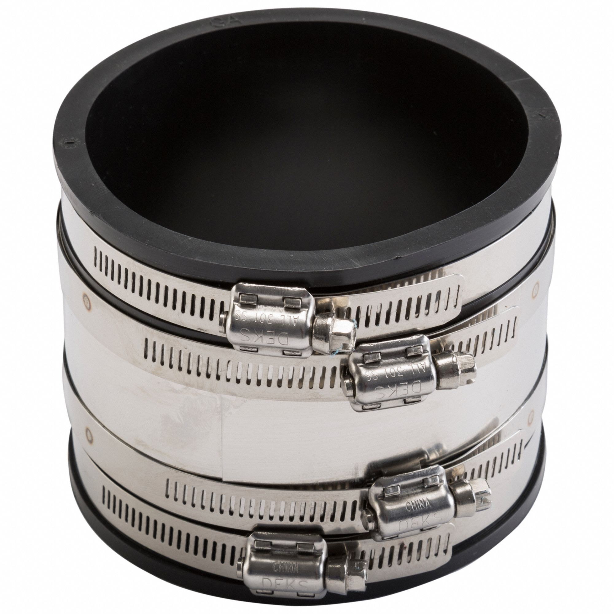 PVC, For 4 in Pipe, Shielded Transition Coupling 53UE50DX100144SR Grainger