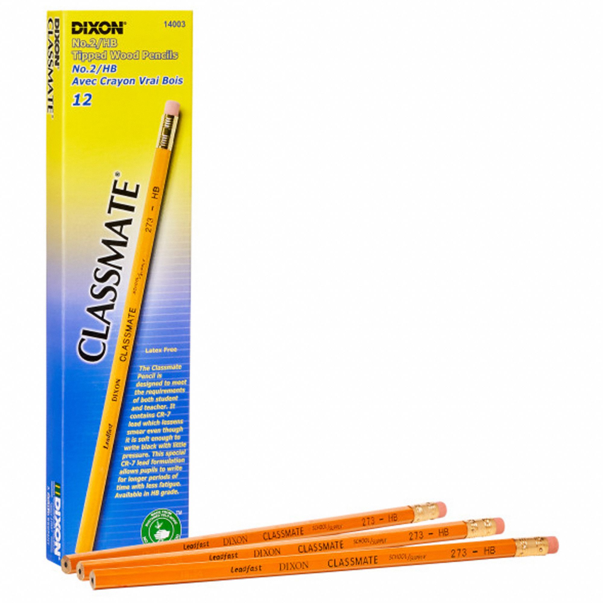 PRE SHARPENED PENCILS,YELLOW,1.1 MM,PK12