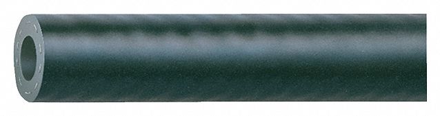 RUBBER FUEL HOSE, 50 PSI, BLACK, 25 X 1/4 X 0.5 IN, NITRILE
