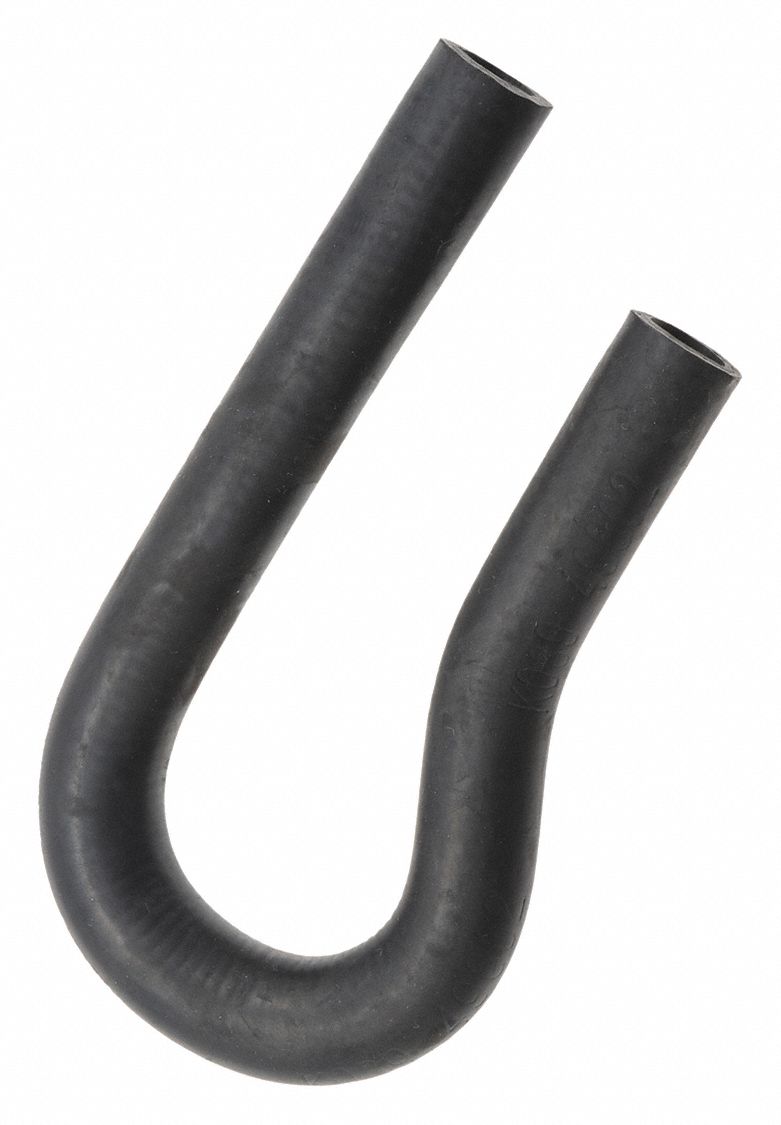 MOULDED HEATER HOSE, -40 ° F - 275 ° F, BLACK, 5/8 IN, RUBBER