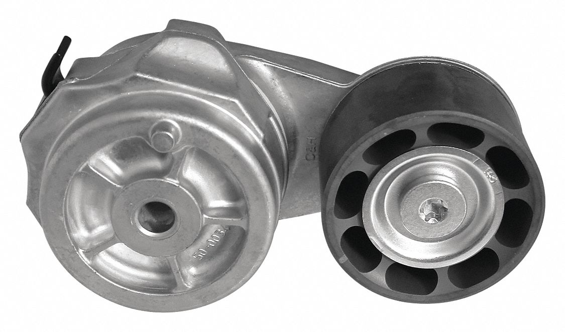 BELT TENSIONER, HEAVY DUTY, FLAT SPRING, SERPENTINE, INDUSTRY NUMBER 89480, CAST ALUMINUM