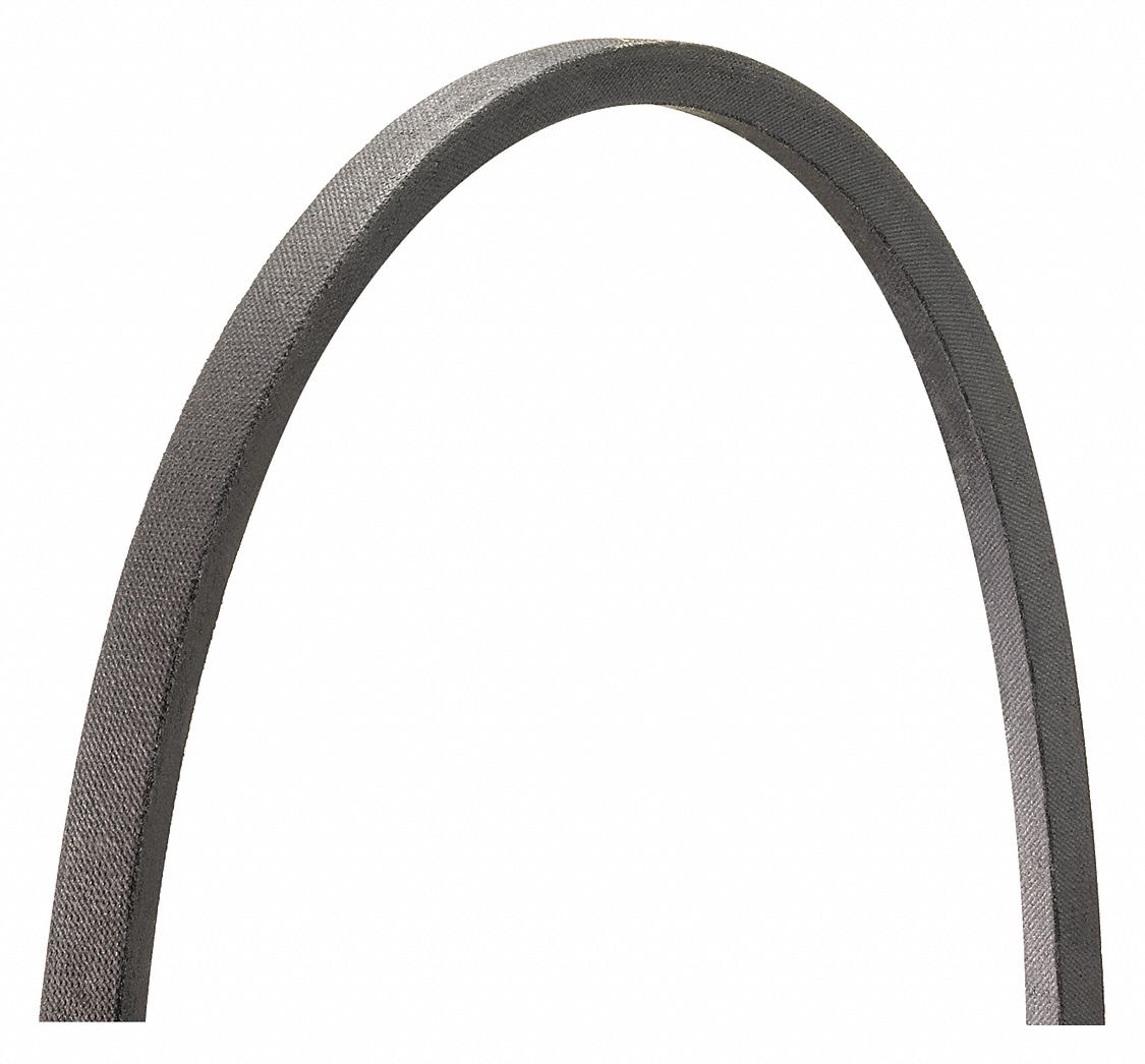 V-BELT, A, 1 RIB, 99 X 1/2 X 5/16 IN, RUBBER