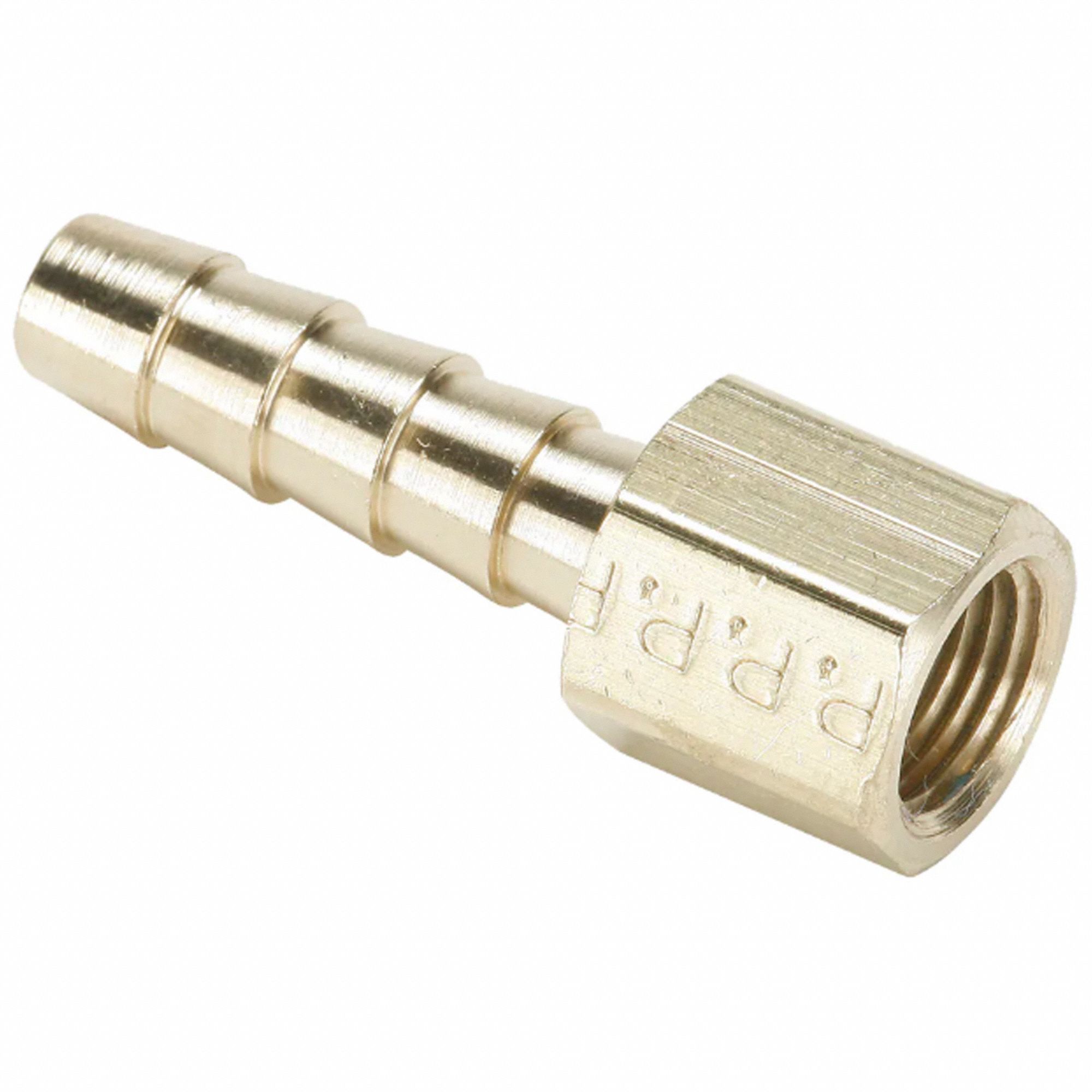 RAC ADAPT,RAC CANNELÉ,TUY FEM,-40 ° F À 160 ° F,1/2 X /1/2 PO NPT,LAITON